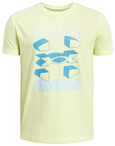 Tričko Under Armour Split Big Logo Short Sleeve T-Shirt Žltá | 1390003-727, 0