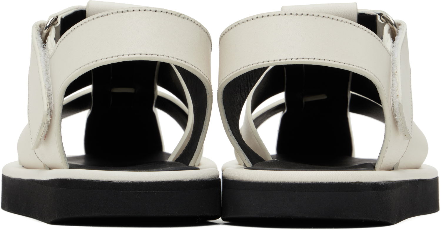 Starostlivosť o obuv Studio Nicholson Studio Nicholson Cassius Sandals Biela | CASSIUS SNW - 1380, 1