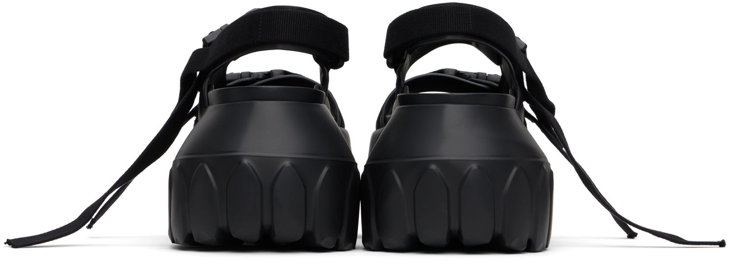 Tenisky a topánky Rick Owens Rick Owens Hollywood Mega Tractor Sandals Čierna | RU01E5866 LOO, 1