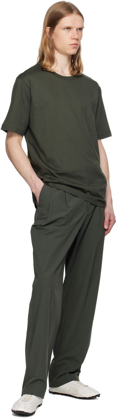 Nohavice NORSE PROJECTS Norse Projects Benn Travel Light Trousers Zelené | N25-0418, 3