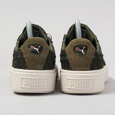 Tenisky a topánky Puma Basket Platform VR Wn's olive night - olive night Zelené | 364092 01, 3
