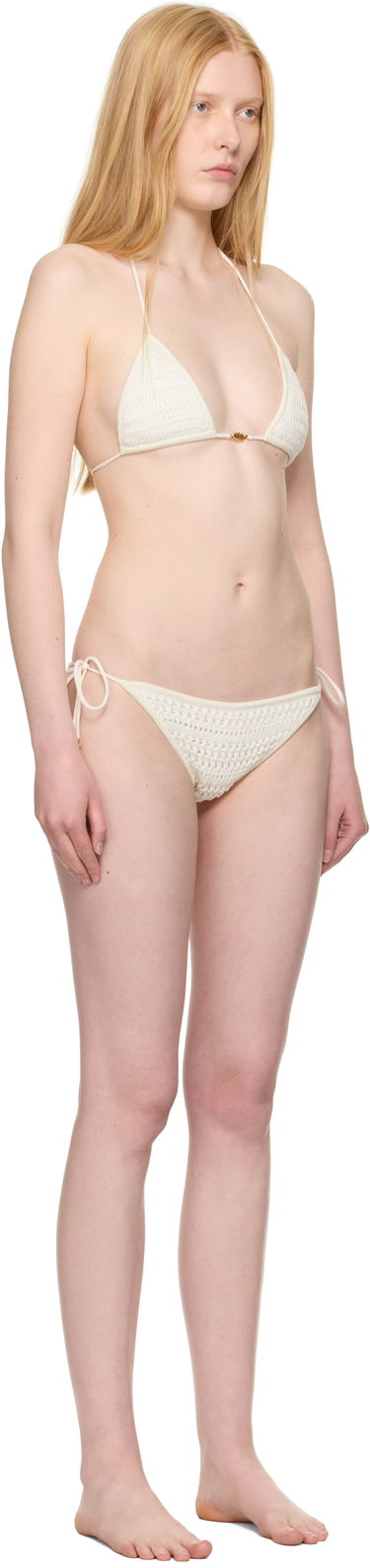 Plavky AMIRI AMIRI Crochet Bikini Biela | AWKNRA1001, 1