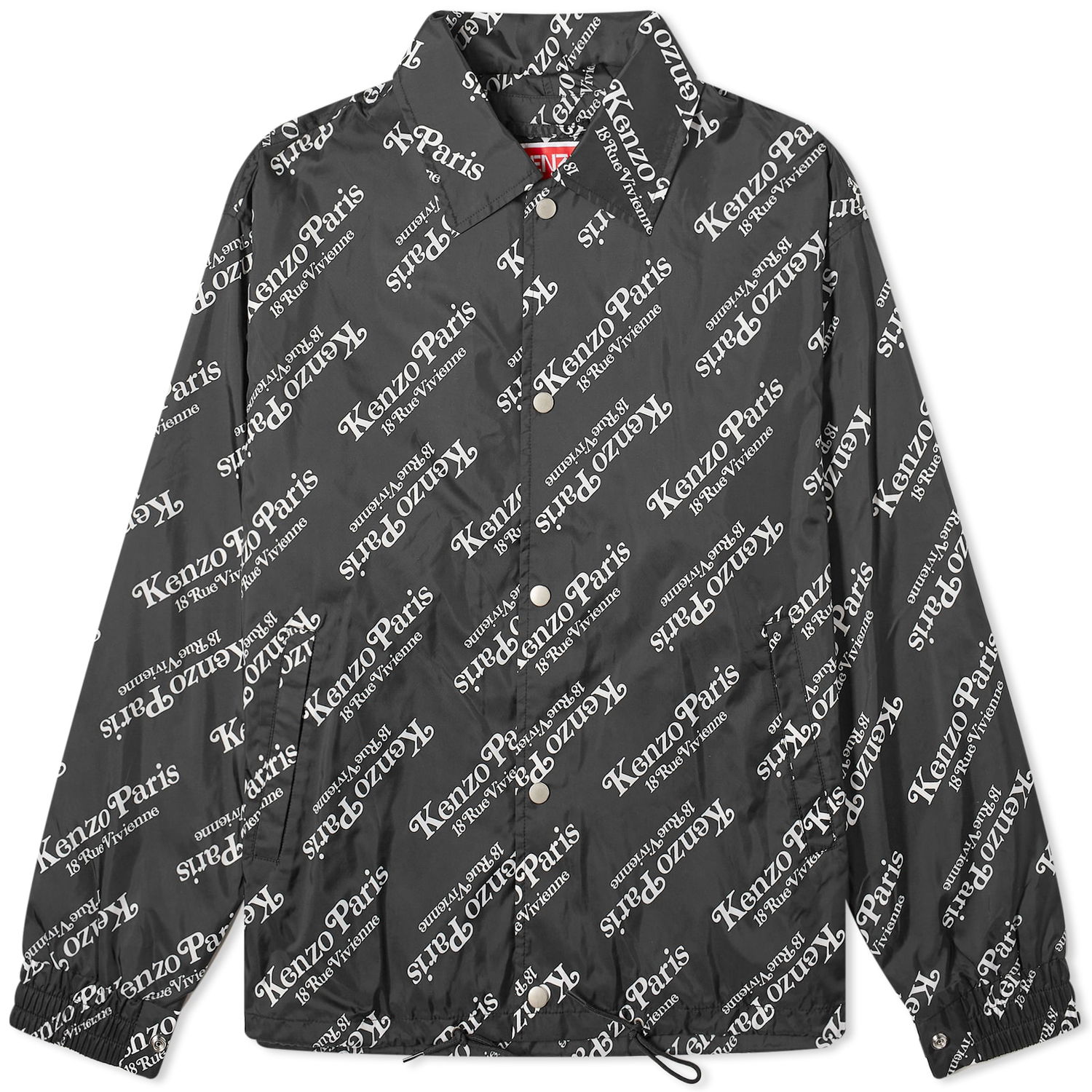 Vetrovka KENZO Verdy x Logo Windbreaker Čierna | FE55BL1639NU-99, 0