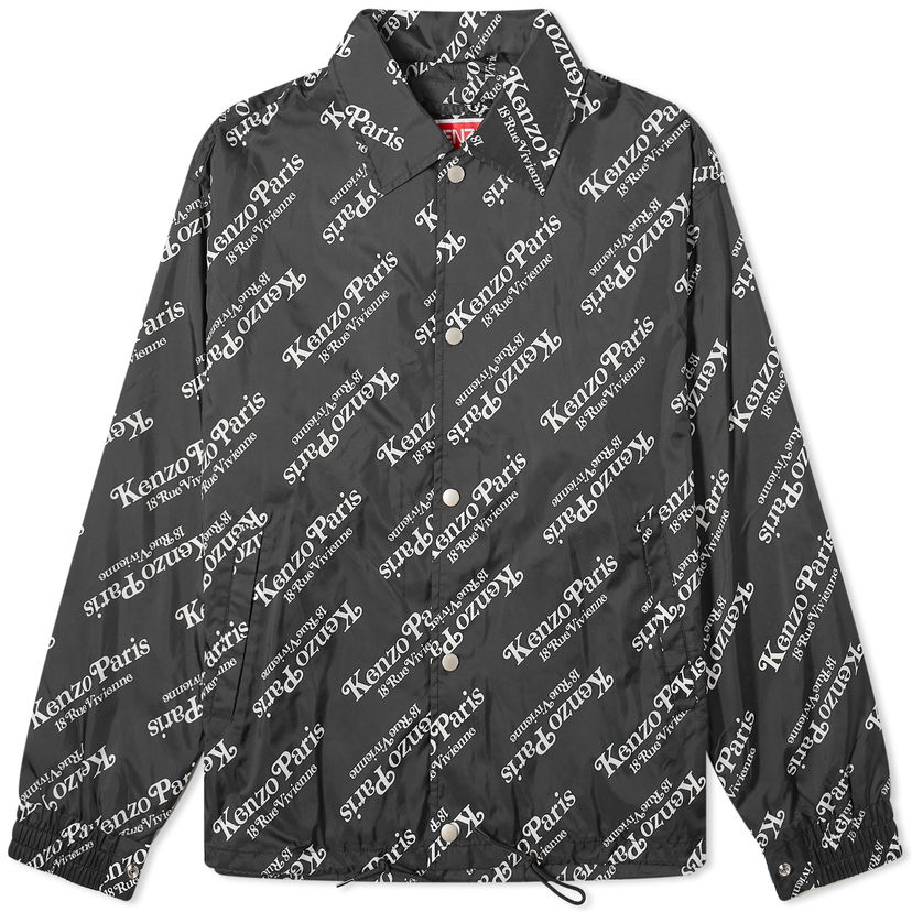 Vetrovka KENZO Verdy x Logo Windbreaker Čierna | FE55BL1639NU-99