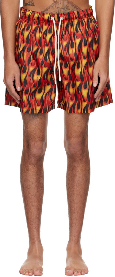 Plavky Palm Angels Palm Angels Flames Swim Shorts Rôznofarebný | PMFD012S25FAB0072518, 0