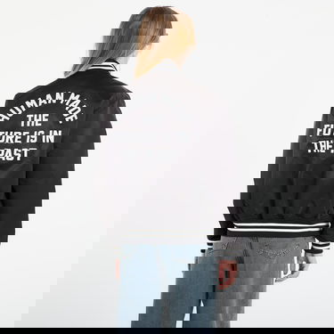 Bomber bunda Human Made HUMAN MADE Nylon Stadium Jacket Čierna | HM30JK038BK, 6