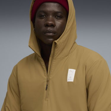 Bunda Puma PUMA x SAYSKY Hooded Half-Zip Anorak Hnedá | 527556_69, 4
