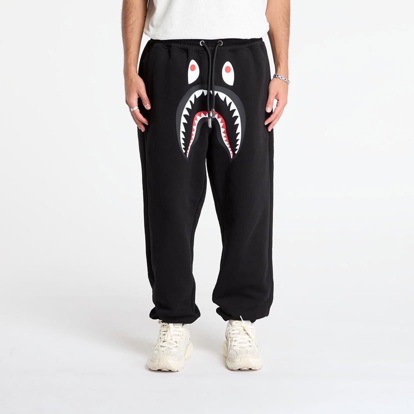 Tepláky BAPE Shark Relaxed Fit Sweat Pants XXL Čierna | 001PTL801321MBLK
