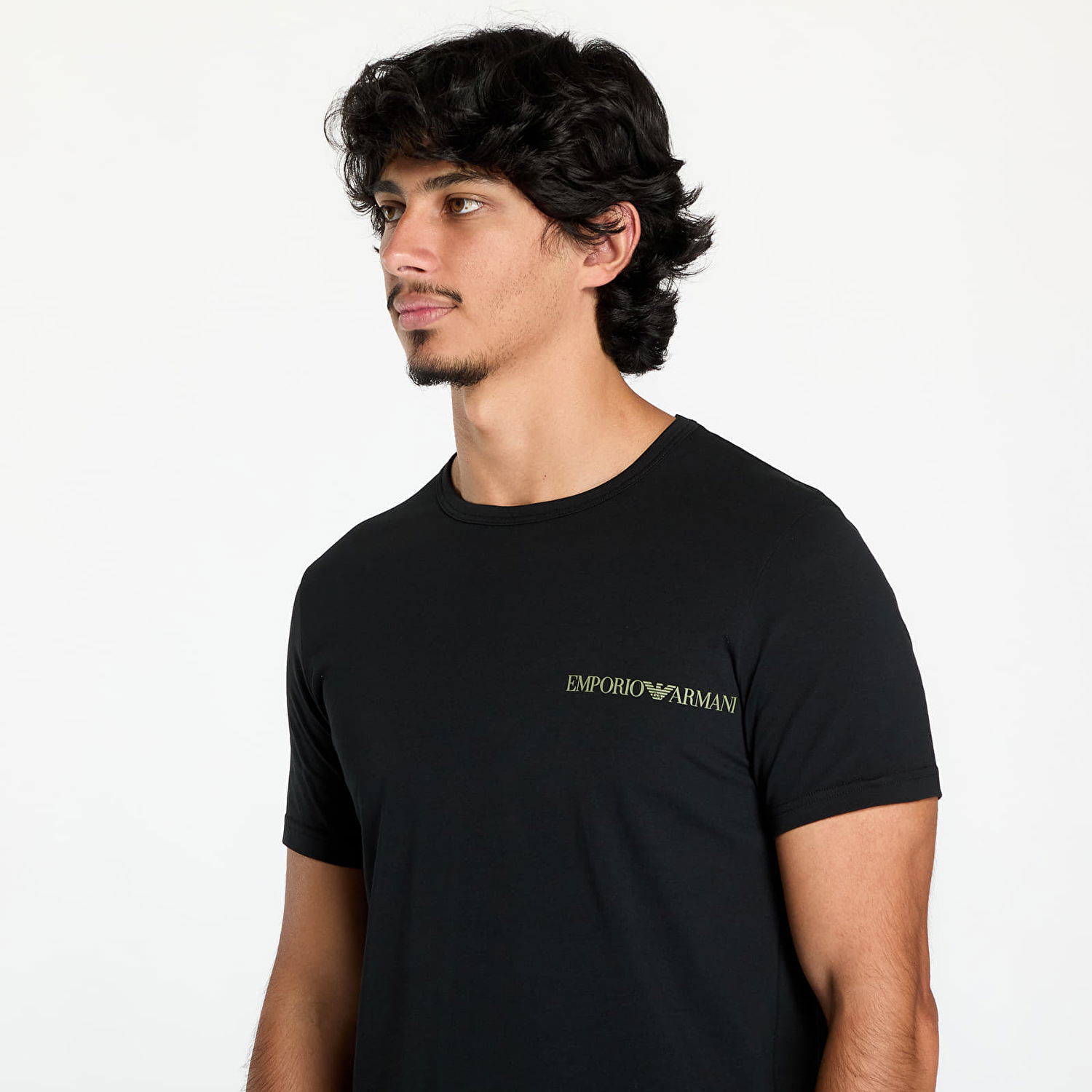 Tričko Emporio Armani T-shirt EA7 Men's Knit 2-Pack T Nero/ Nero L Čierna | 111267 4F717 23820, 1