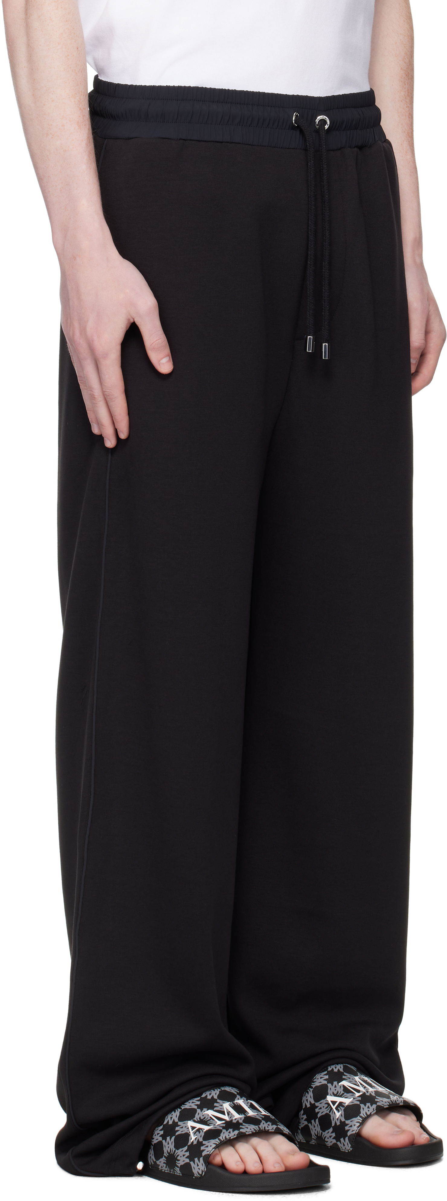 Tepláky AMIRI AMIRI Lounge Track Sweatpants Čierna | AMPATP1022, 1