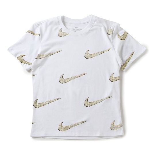 Tričko Nike Sportswear Hook Print T-Shirt Biela | BQ0634-100, 0
