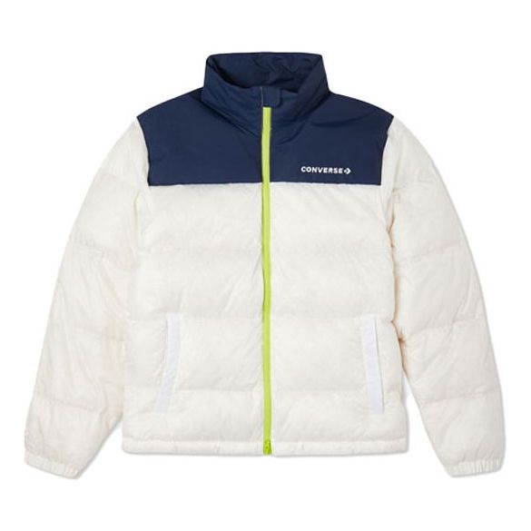Prešívaná bunda Converse Short Down Jacket Biela | 10022767-A01