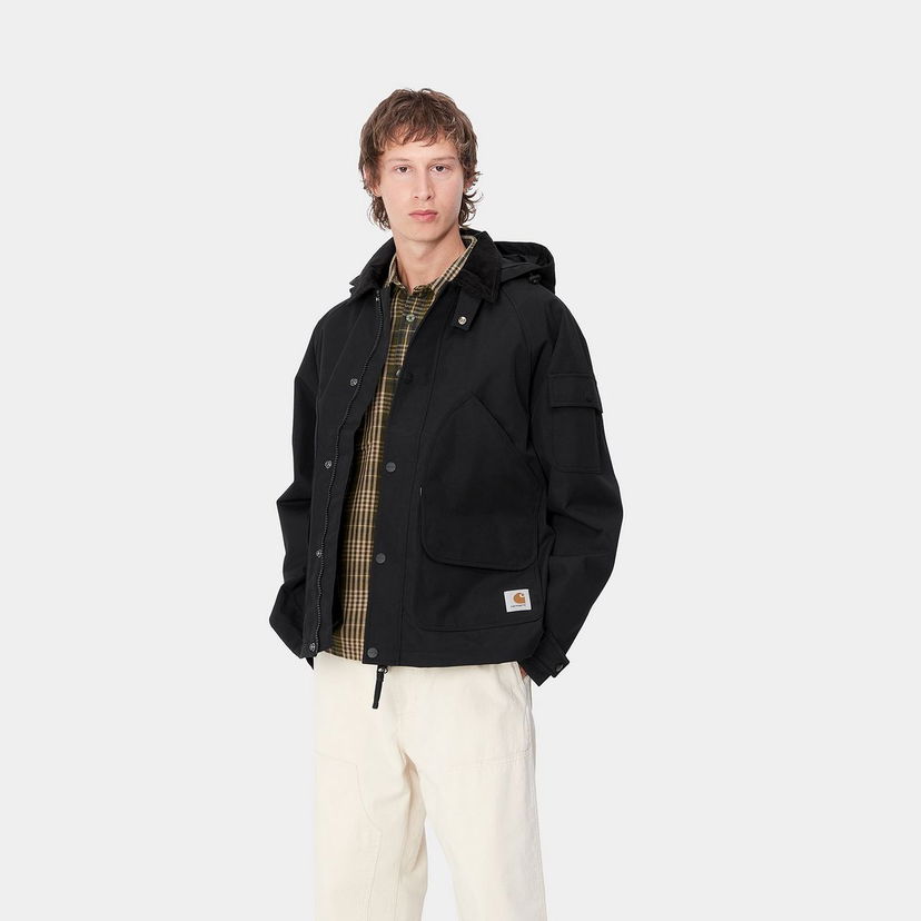 Parka Carhartt WIP Clarton Hooded Workwear Jacket Čierna | I033871_8