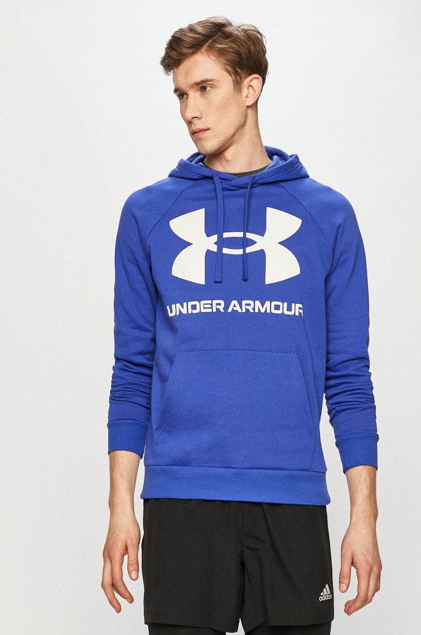 Mikina Under Armour Hoodie Logo Modrá | 1357093, 0