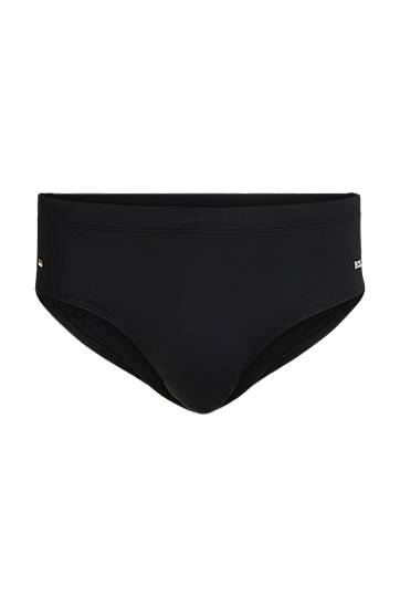 Plavky BOSS Swim Briefs with Signature Stripe and Logo Čierna | 50515714, 0