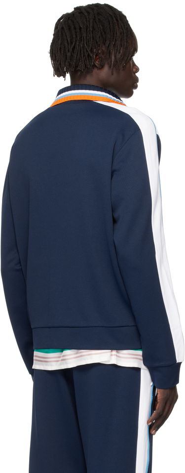 Bunda Casablanca Casablanca Pique Track Jacket Navy | MPF25-JTP-391-01, 2