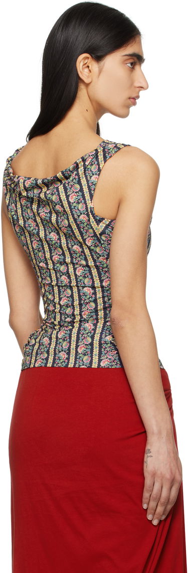 Tielko Vivienne Westwood Vivienne Westwood Ginnie Floral Jersey Sleeveless Top Čierna | 16030007-J008A-, 2