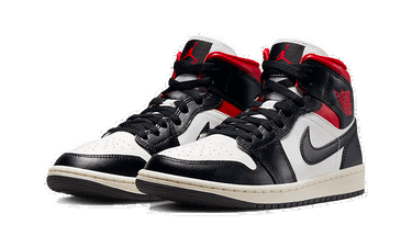 Tenisky a topánky Jordan Air Jordan 1 Mid "Black Gym Red" W Čierna | BQ6472-061, 3