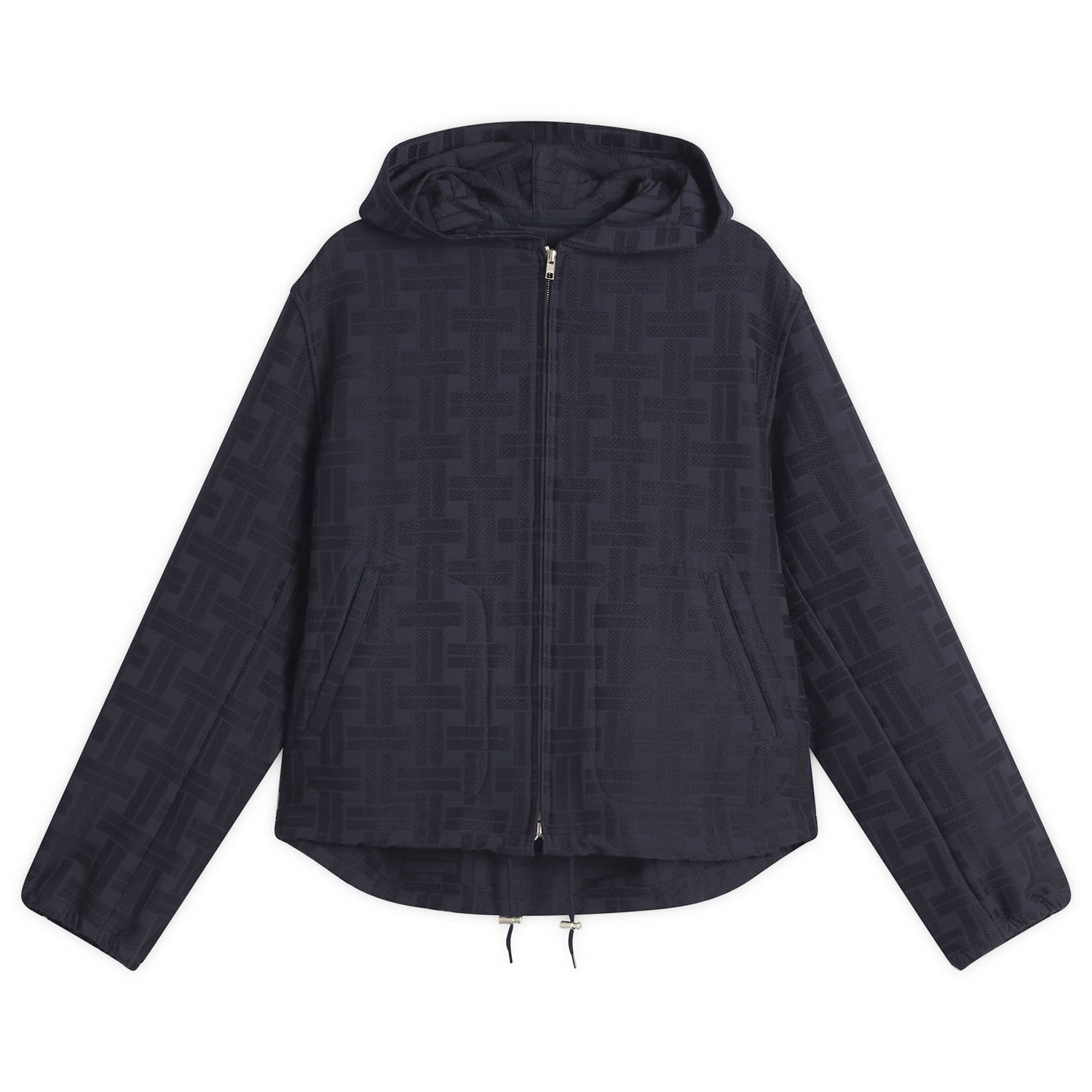 Vetrovka KENZO Kenzo Weave Hooded Shirt, Size Large Navy | FF55CH5329JX-79, 0