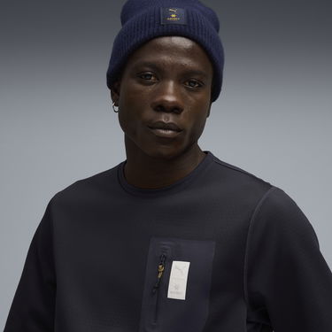 Mikina Puma PUMA x SAYSKY Crewneck Sweatshirt with Zip Pocket Navy | 527553_16, 2