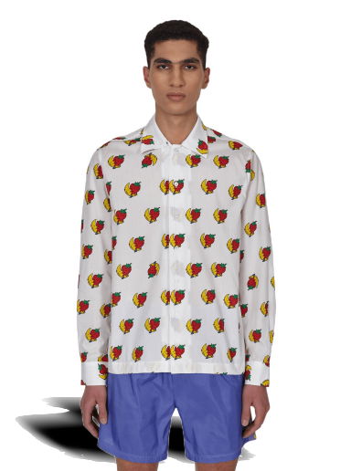 Košeľa Sky High Farm Strawberry and Moon Longsleeve Shirt Biela | SHF01B007 1