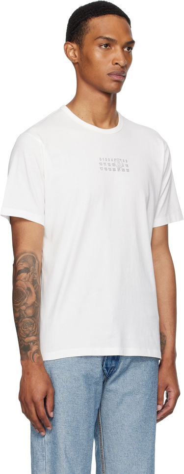 Tričko Maison Margiela MM6 Maison Margiela Logo T-Shirt Biela | SH0GC0057 S24312, 1