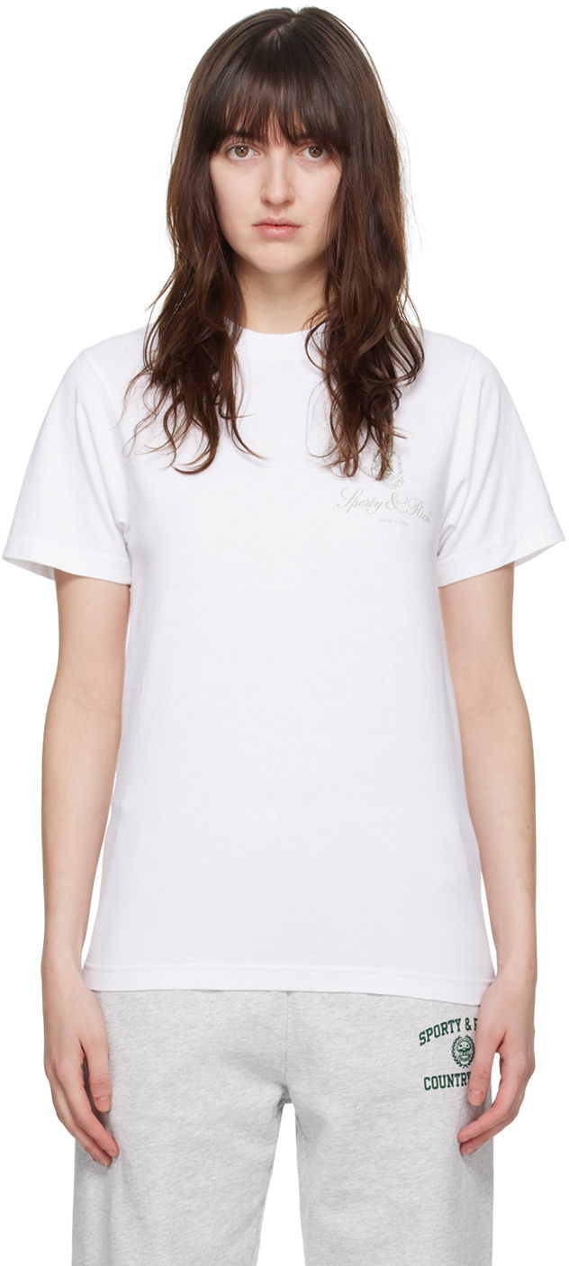 Tričko Sporty & Rich Vendome T-Shirt Biela | TSAW2345WH