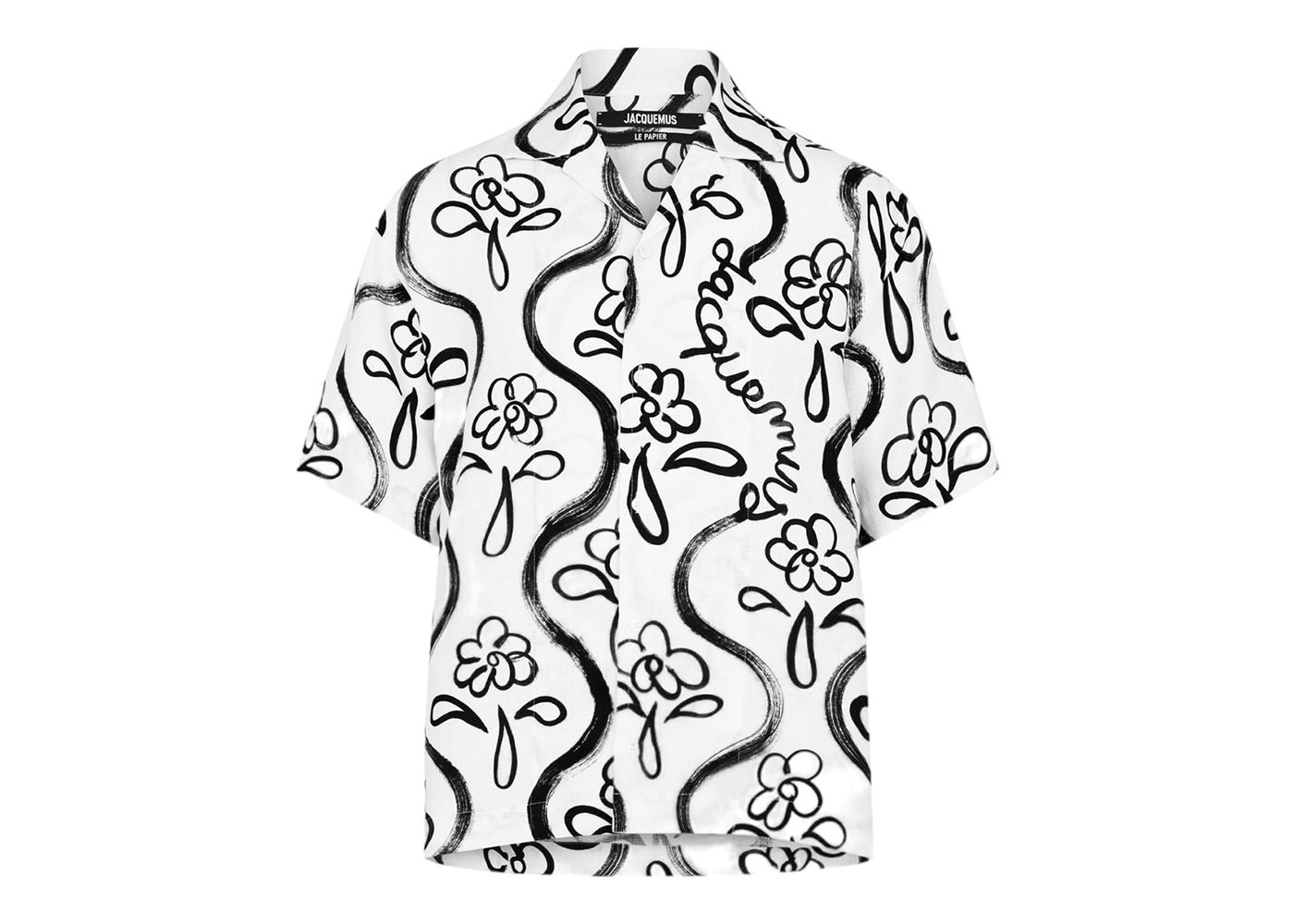Košeľa Jacquemus La Chemise Jean Floral Navy | 216SH201-1050-9AE, 0