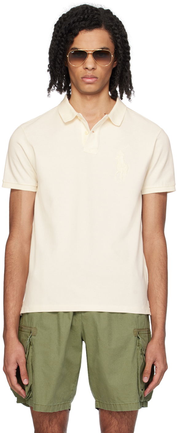 Polo tričko Polo by Ralph Lauren Off-White Big Pony Polo Biela | 710938137004