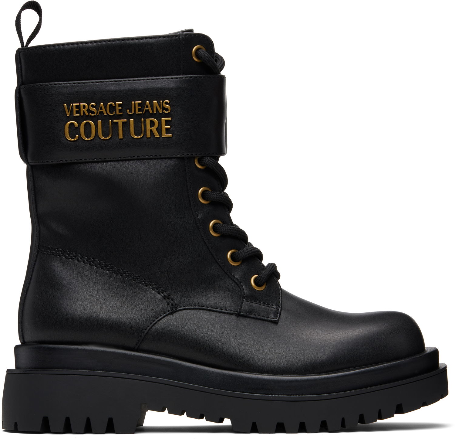 Tenisky a topánky Versace Versace Jeans Couture Logo Hardware Boots Čierna | E79VA3S64_E71570, 0