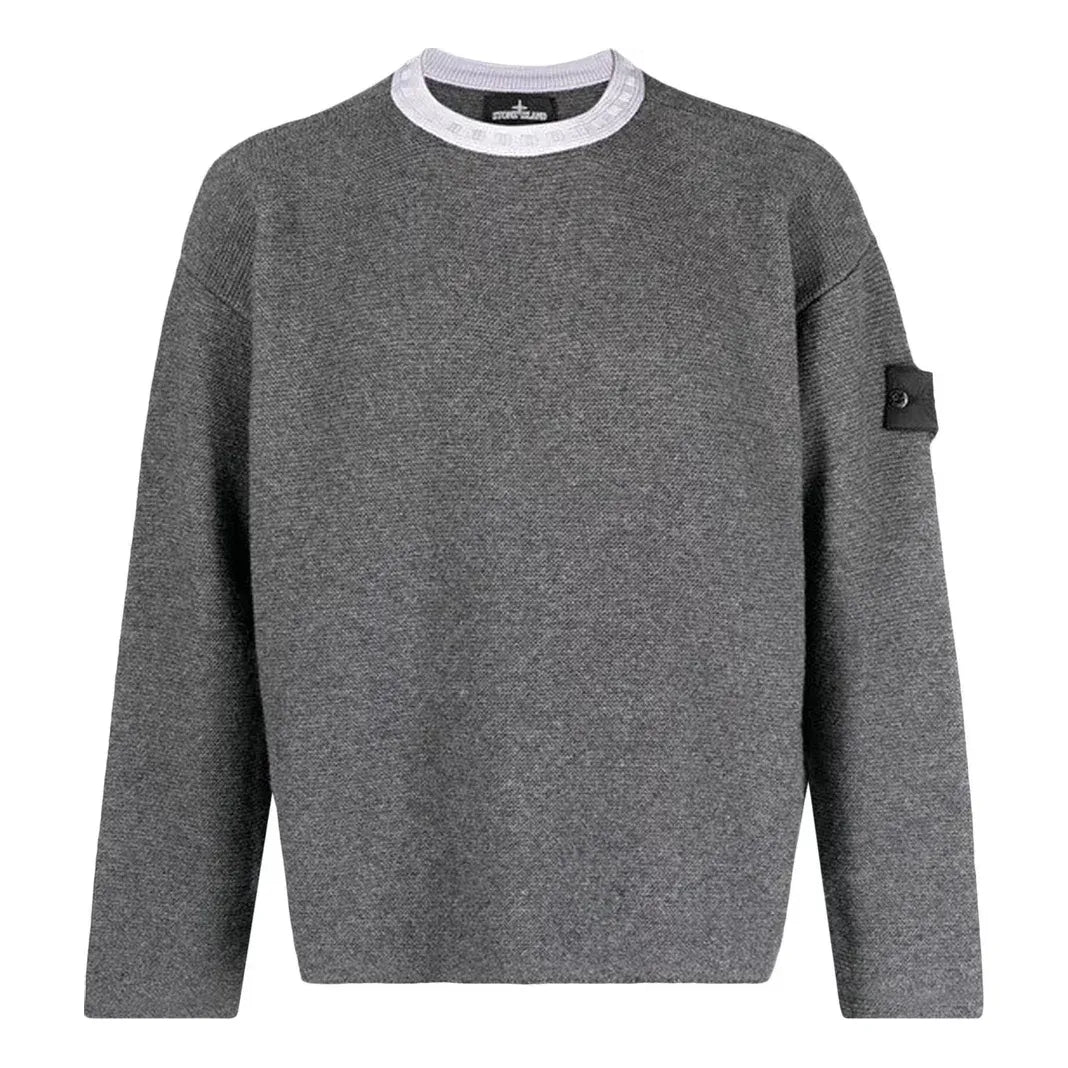 Sveter Stone Island Shadow Project Compass Motif Jumper Šedá | 77195042U-V2063, 0