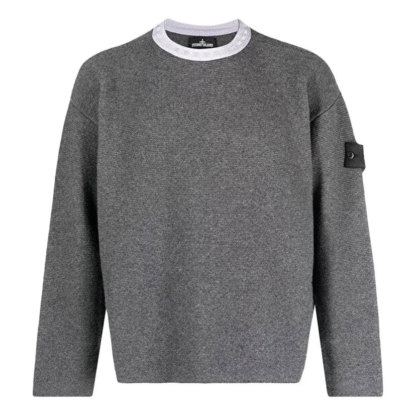 Sveter Stone Island Shadow Project Compass Motif Jumper Šedá | 77195042U-V2063
