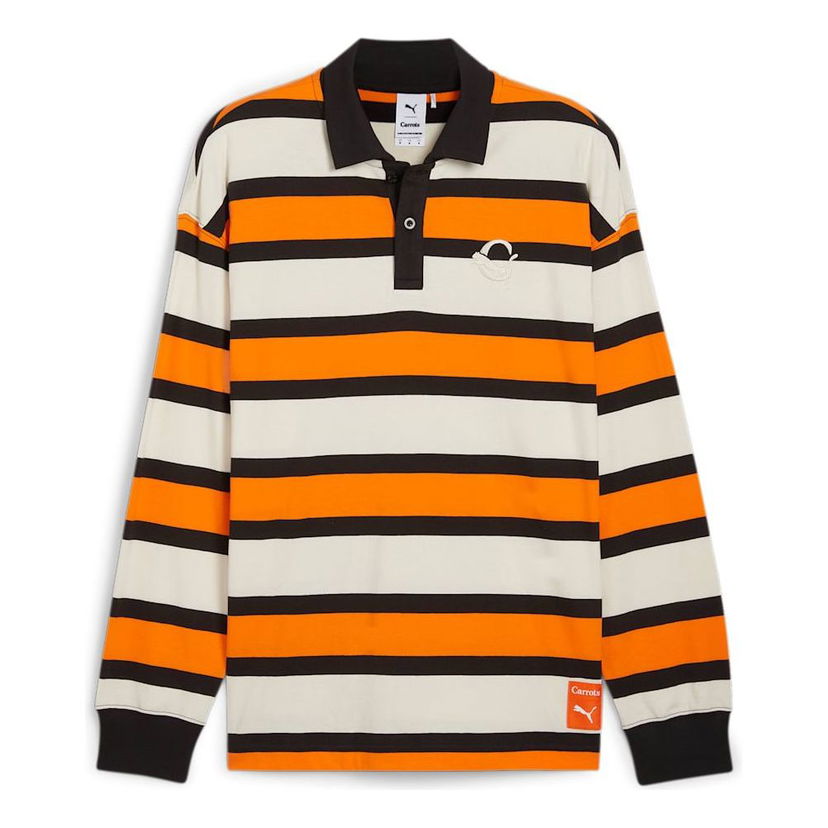 Košeľa Puma Carrots Striped Long Sleeve Polo Rôznofarebný | 627444-45