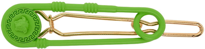 Spona Versace Versace Safety Pin Hair Clip Zelené | 1006259_1A00635, 0