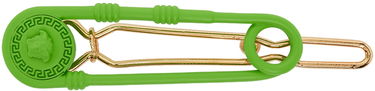 Spona Versace Versace Safety Pin Hair Clip Zelené | 1006259_1A00635, 0