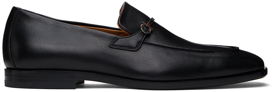 Tenisky a topánky FERRAGAMO Leather Hardware Loafers Čierna | 762601, 0