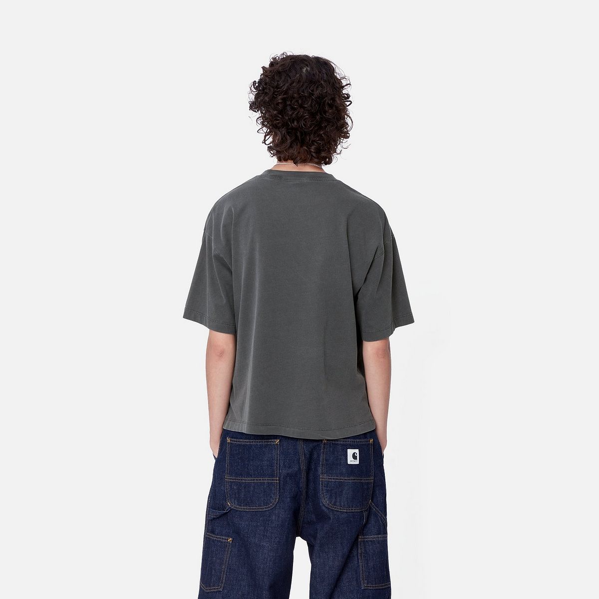 Tričko Carhartt WIP Garment Dyed Relaxed Fit T-Shirt Zelené | I033051_32, 1