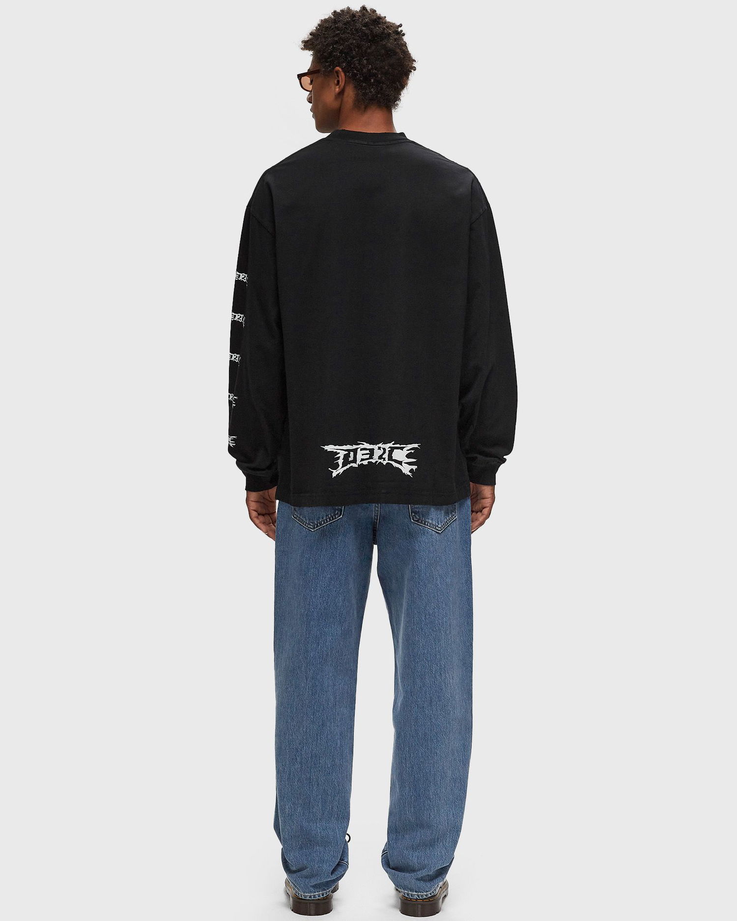 Tričko 032C NERVE SHATTER BOXY LONGSLEEVE Čierna | F24-URC-0251-050, 1