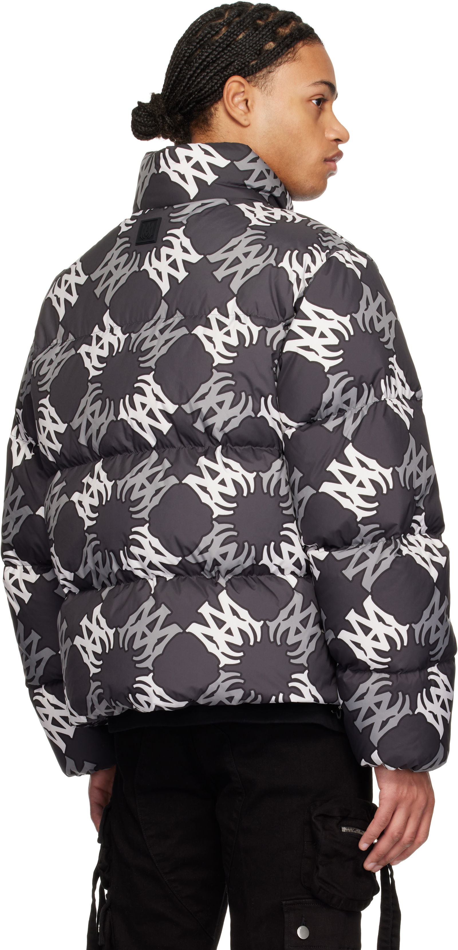 Quad Print Down Jacket