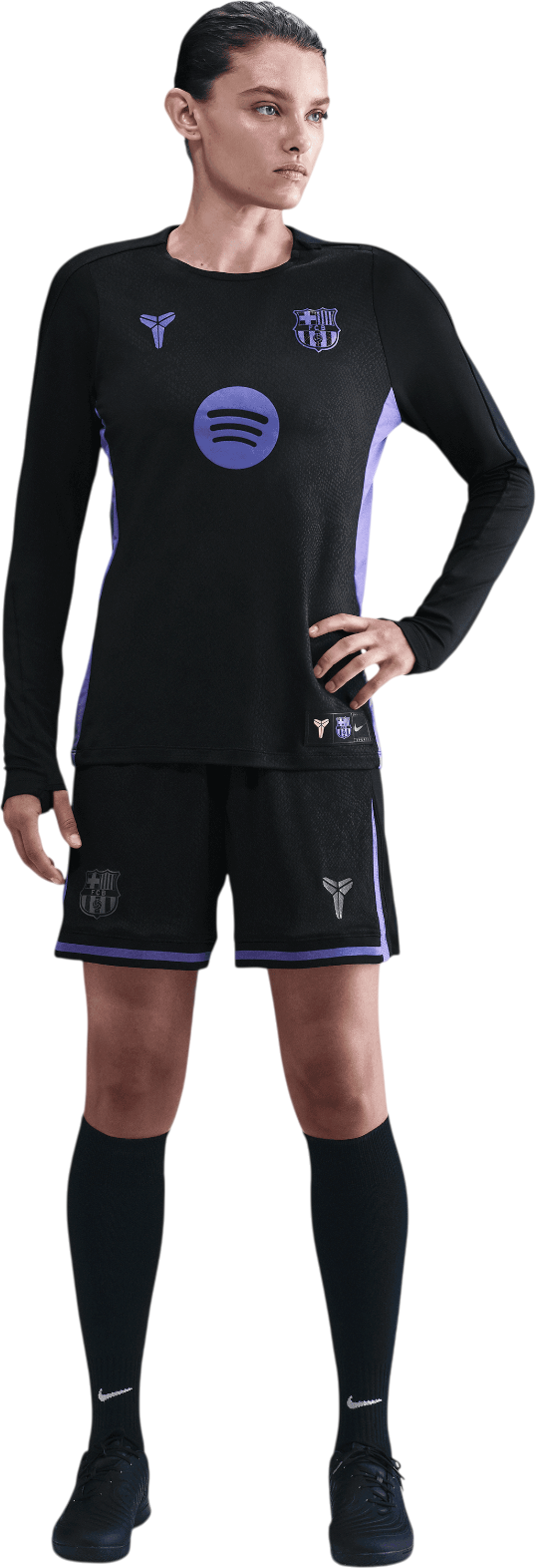 Tričko Nike Kobe x FC Barcelona Strike Pre-Match Drill Top Čierna | hq0484-011, 1