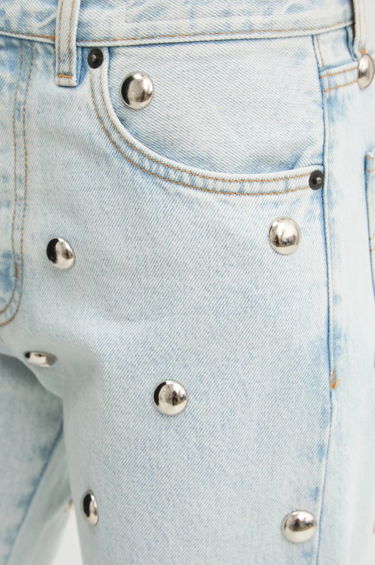 Džínsy Fiorucci Fiorucci High-Waisted Studded Wide-Leg Jeans Modrá | U01FMDJE075DN06DN08, 4