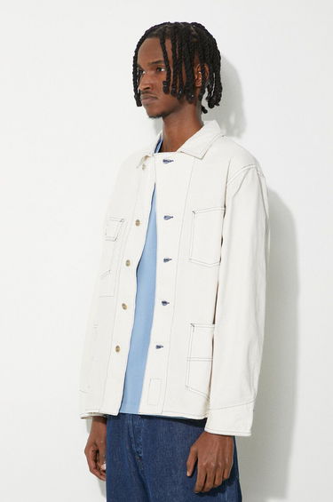Bunda Human Made Coverall Jacket Biela | HM27JK013, 3