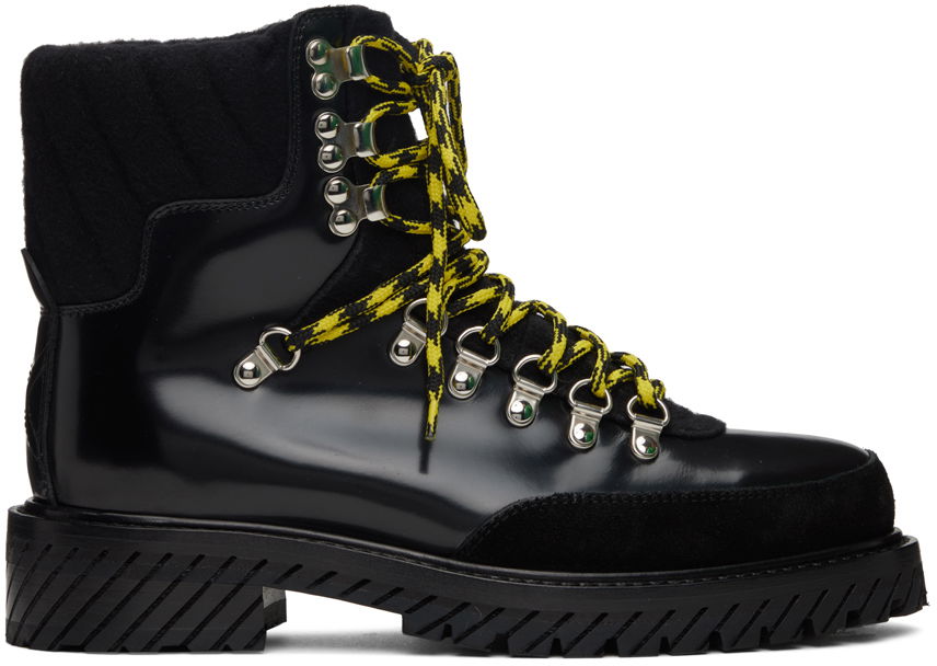 Tenisky a topánky Off-White Gstaad Lace-Up Boots Čierna | OMID028F23LEA0011010, 0
