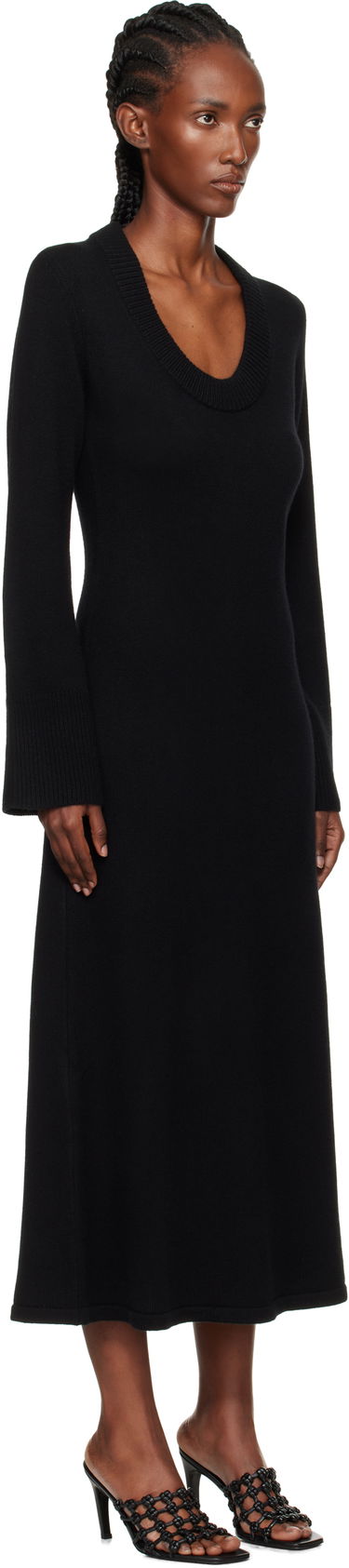 Šaty Loulou de Saison Loulou de Saison Ari Knit Maxi Dress Biela | ARI, 4
