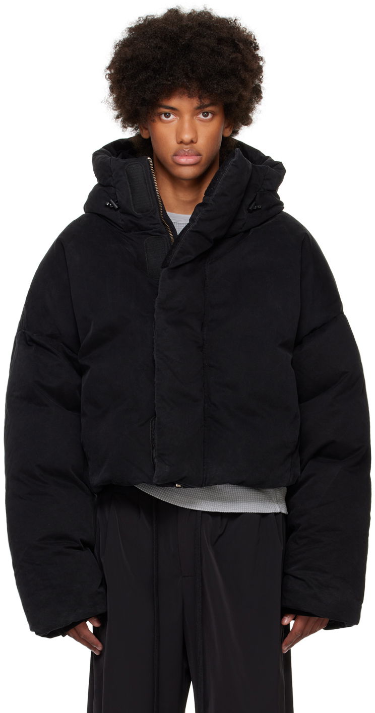 Prešívaná bunda Entire Studios Puffer Down Jacket With Hood Čierna | ES2396IR, 0
