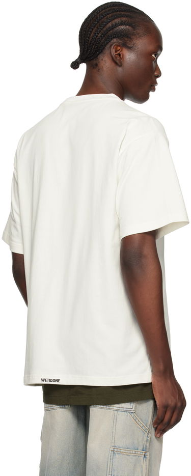 Tričko We11done We11done Pearl Bear T-Shirt Biela | WD-TT2-24-780-U-IV, 2
