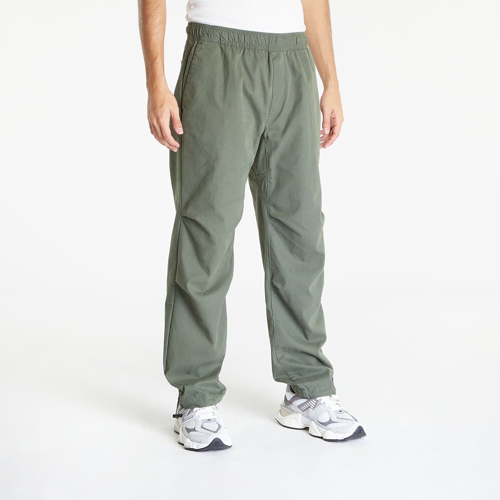 Jeans Topstitch Woven Pant Green