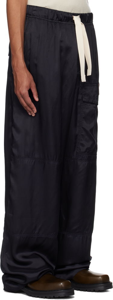Cargo nohavice Dries Van Noten Dries Van Noten Viscose Drawstring Cargo Pants Béžová | 251-020911-1427, 4