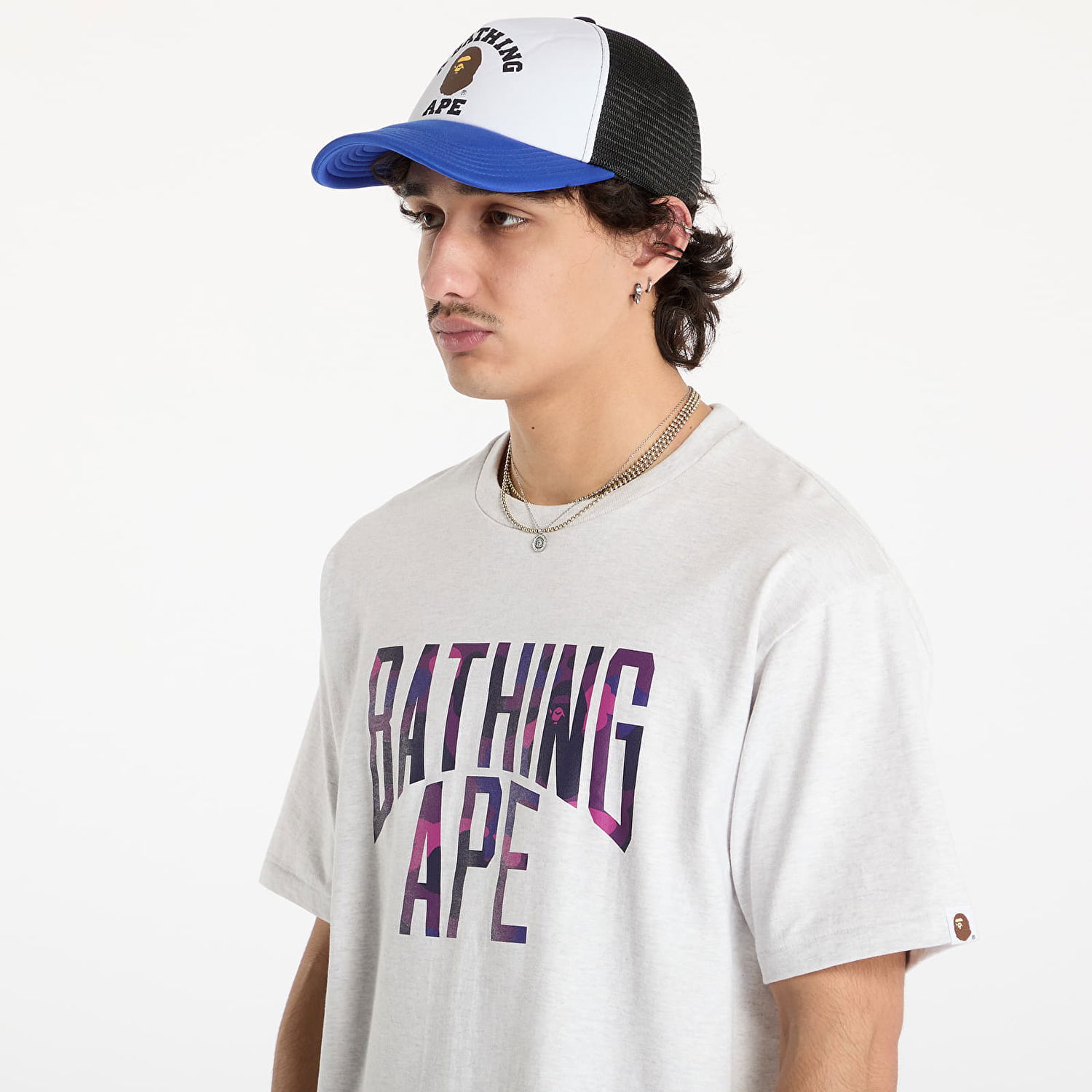 Tričko BAPE Color Camo Ape Tee Šedá | 001TEK801023M GRA, 1