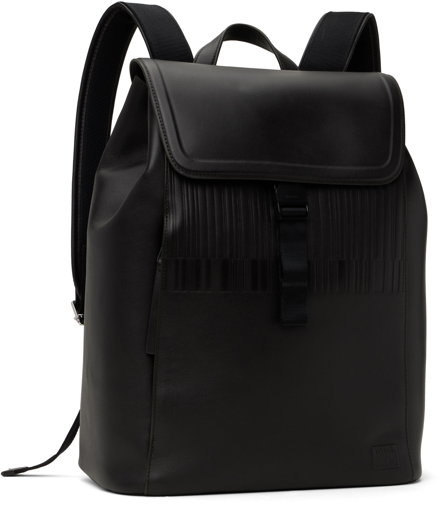 Batoh Paul Smith Paul Smith Shadow Stripe Leather Backpack Čierna | M1A-8022-PEMBOS-69, 1